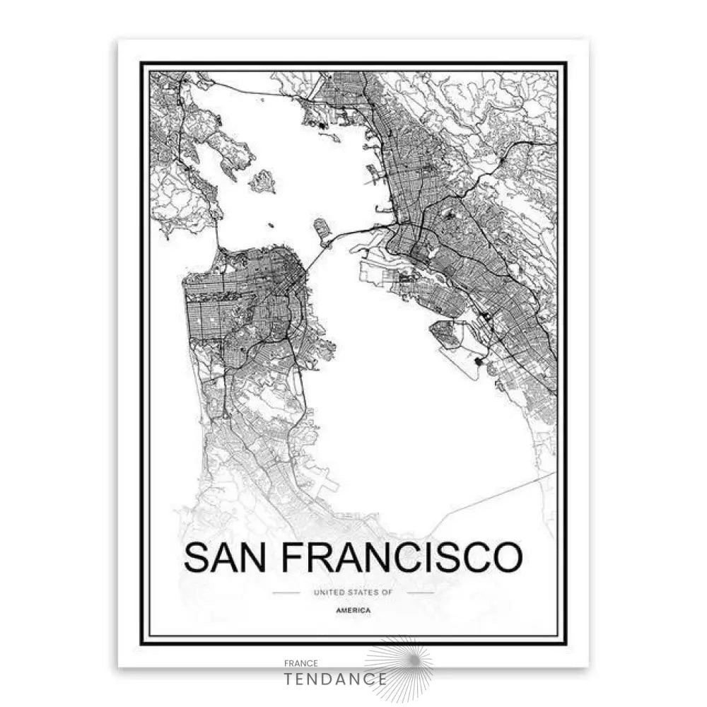 Affiche Holographique San-francisco | France-Tendance
