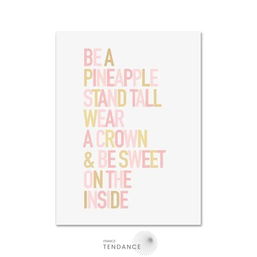 Affiche Pineapple | France-Tendance