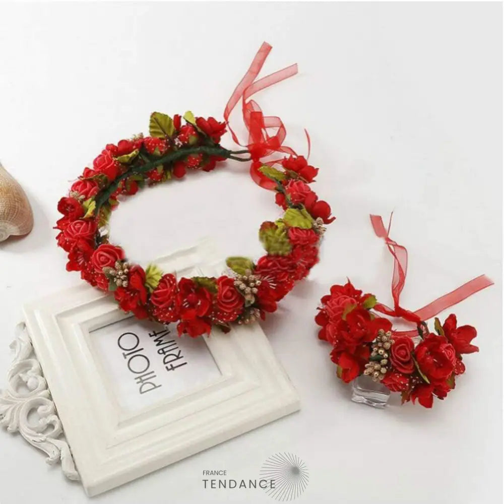 Couronne De Fleurs Bandeau | France-Tendance