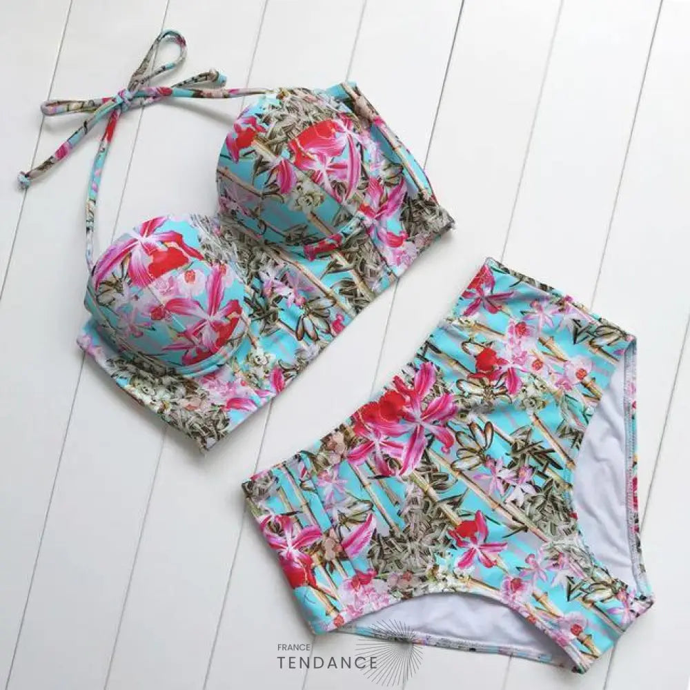 Bikini Sexy Imprimé Fleuri | France-Tendance