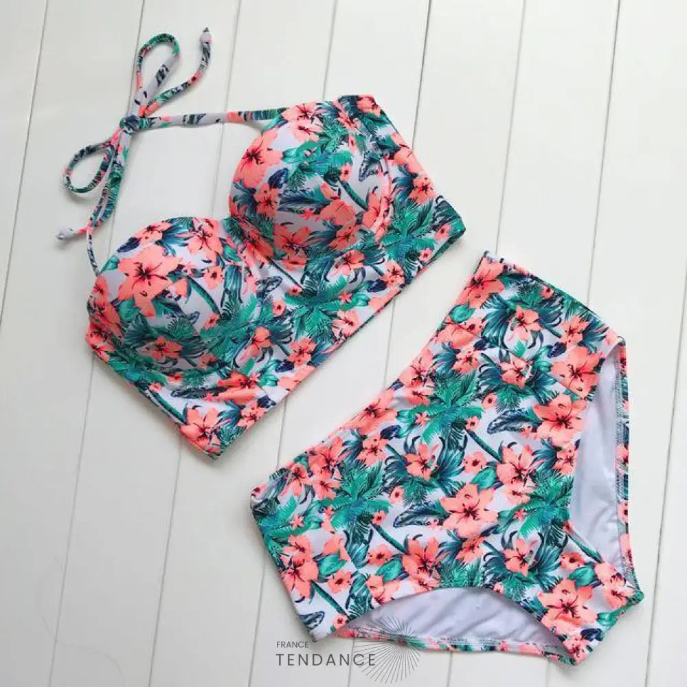 Bikini Sexy Imprimé Fleuri | France-Tendance