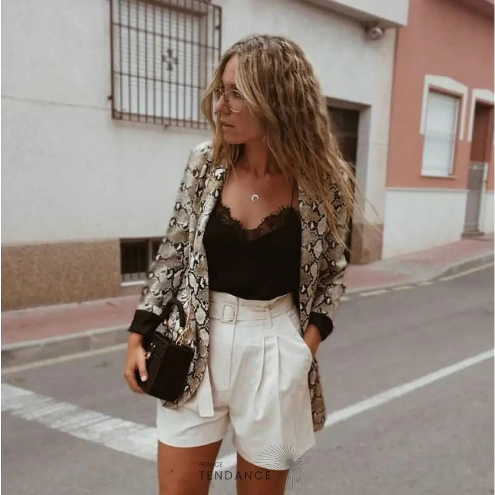 Blazer Imprimé Serpent | France-Tendance