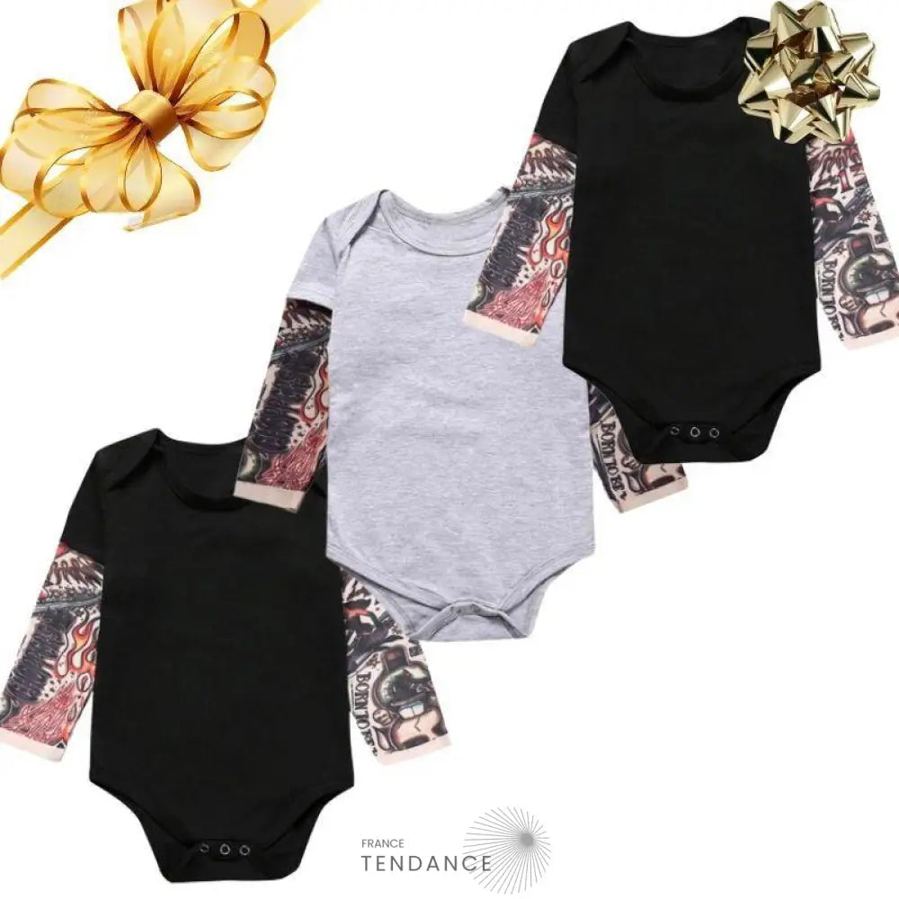 Body-tattoo™ | Barboteuse Tatouages Biker | France-Tendance