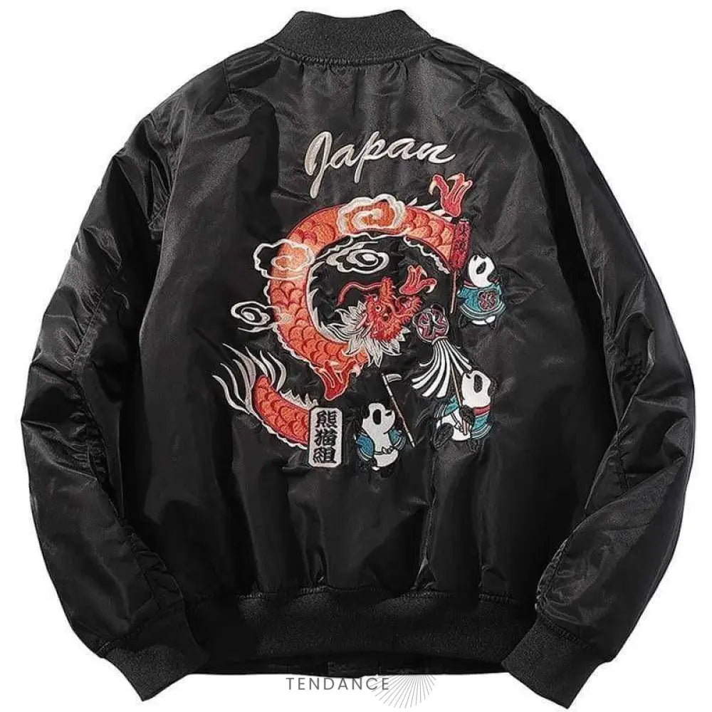 Bombers Brodé Japan Dragon | France-Tendance