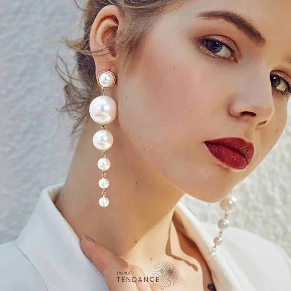 Boucles D’oreilles à Perles élégantes | France-Tendance