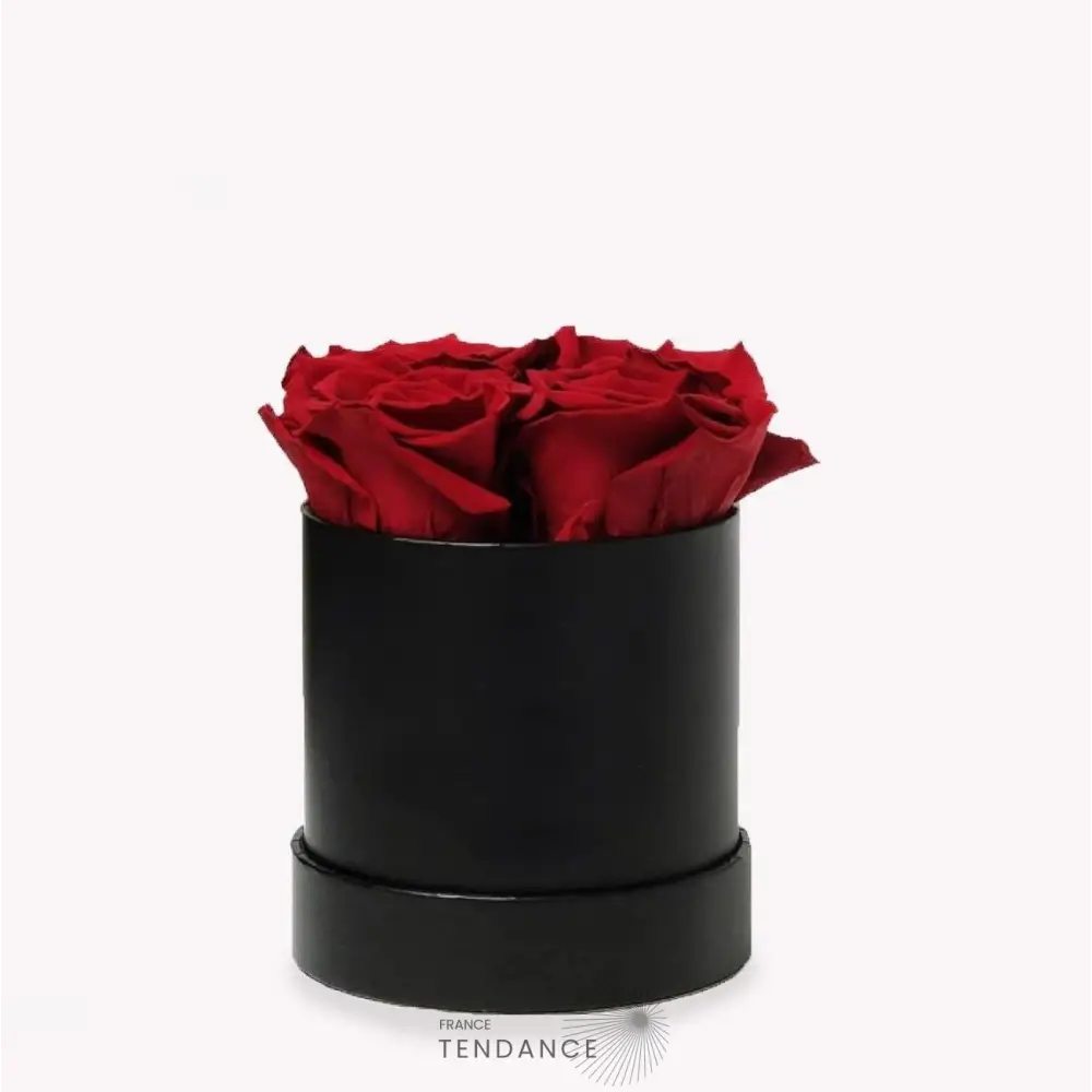 Bouquet 4 Roses éternelles Rouges | France-Tendance