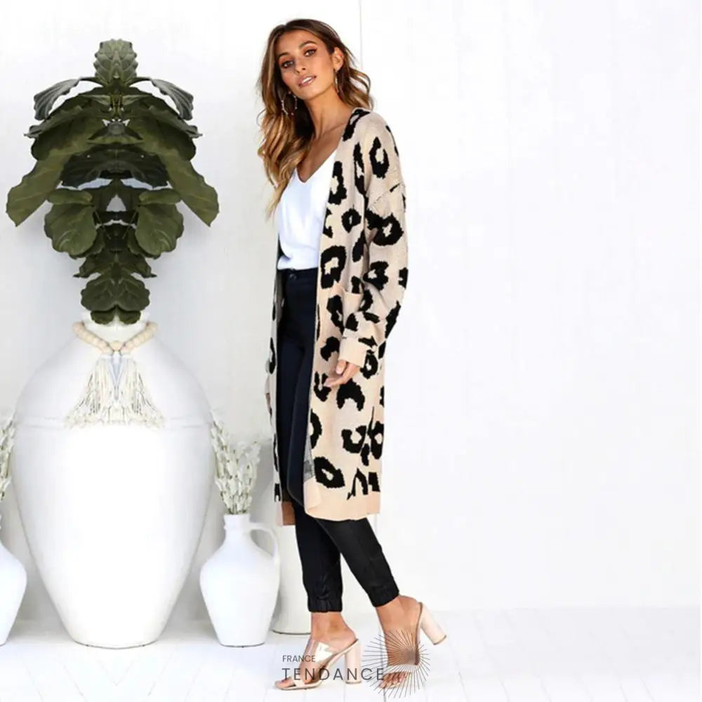 Cardigan Léopard | France-Tendance
