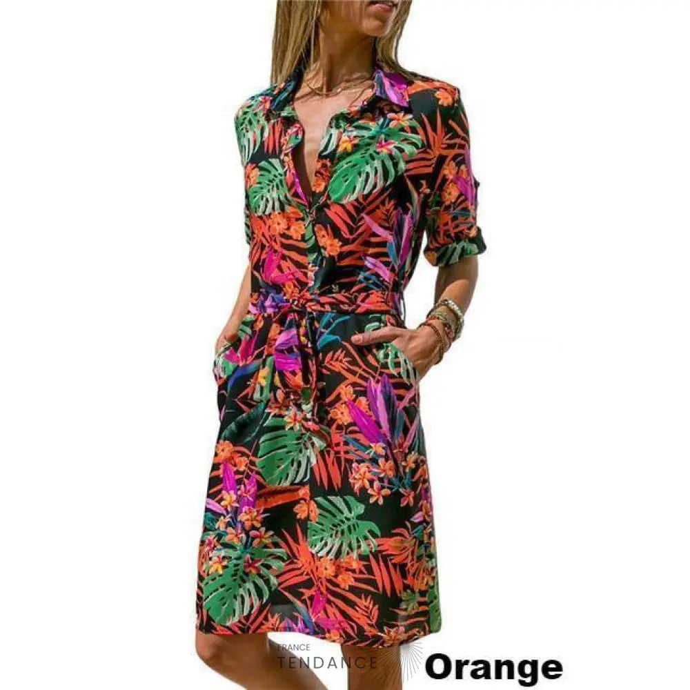 Chemise-robe Boho | France-Tendance