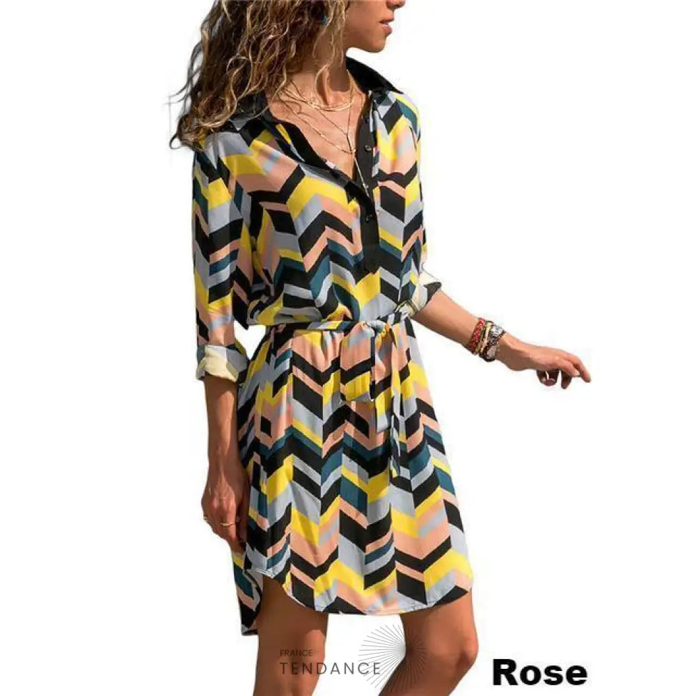 Chemise-robe Boho | France-Tendance