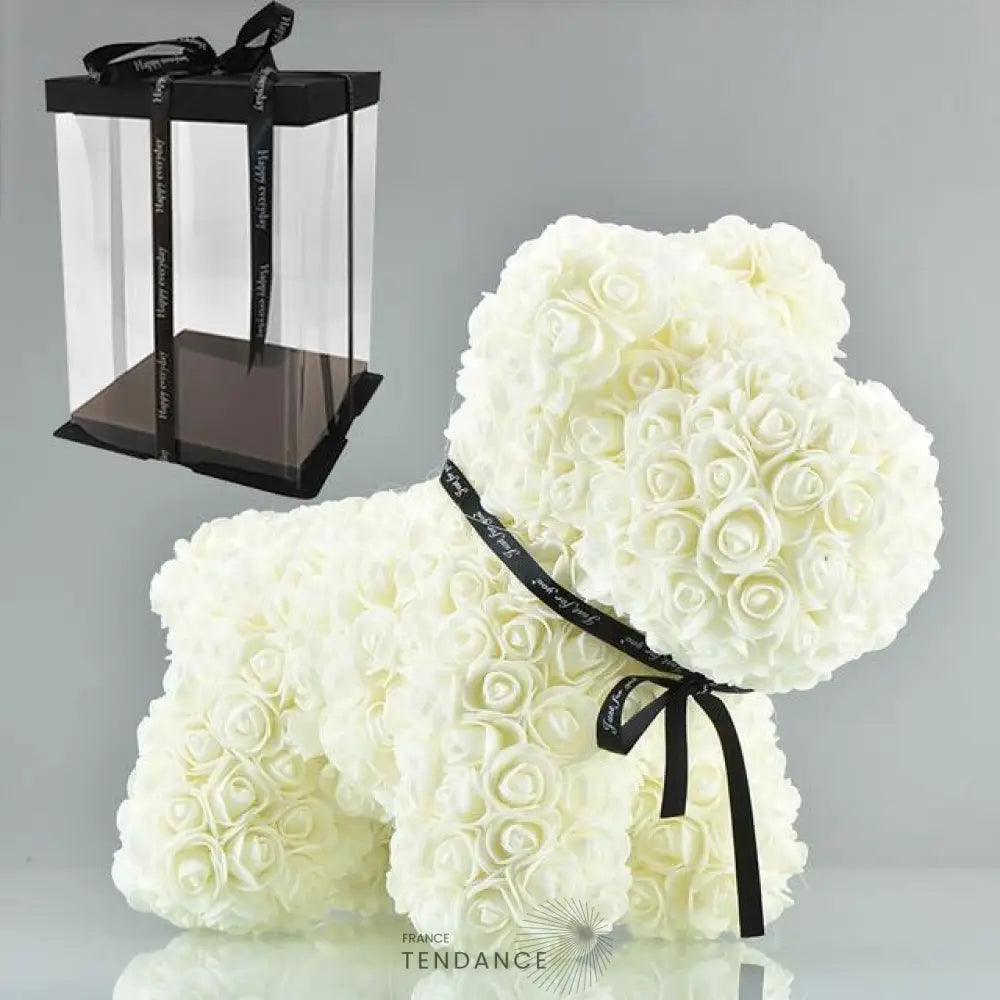 Chien En Roses éternelles | France-Tendance