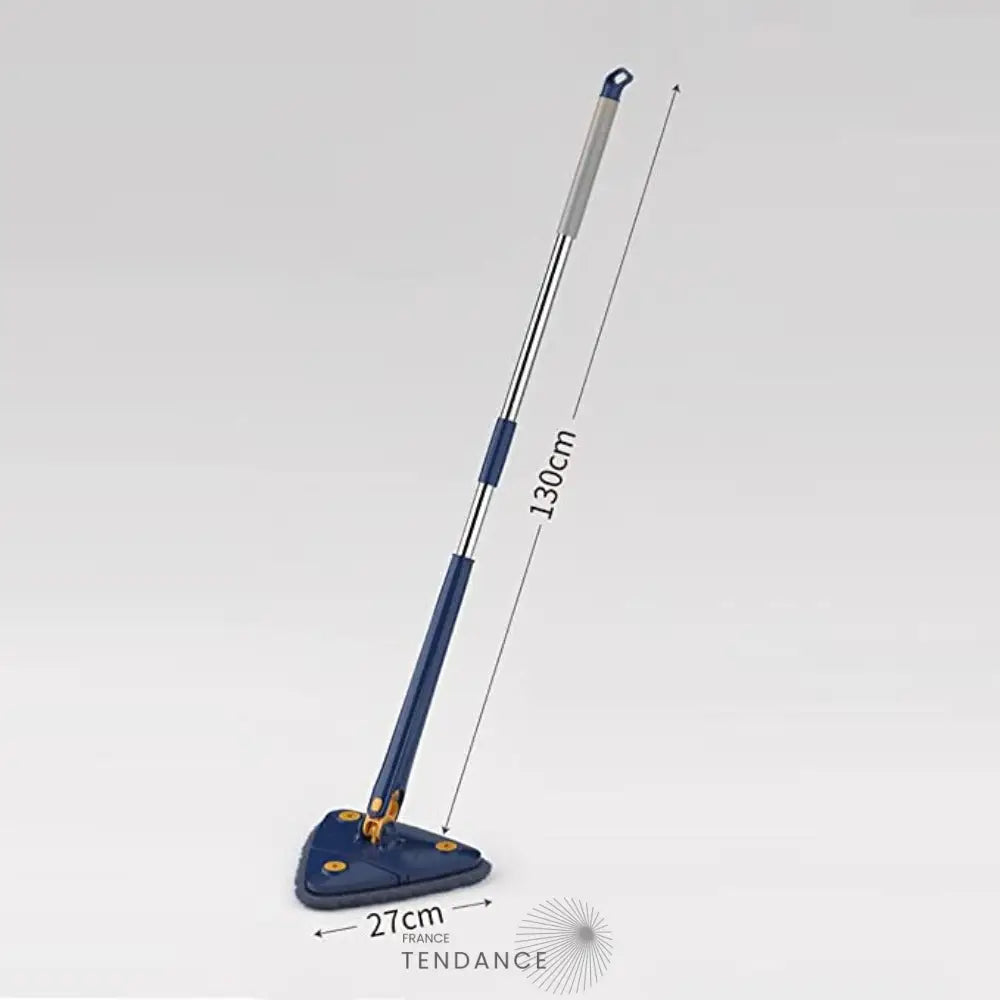 Balai Nettoyant Ajustable Et Rotatif À 360° - Aubigdeal Bleu
