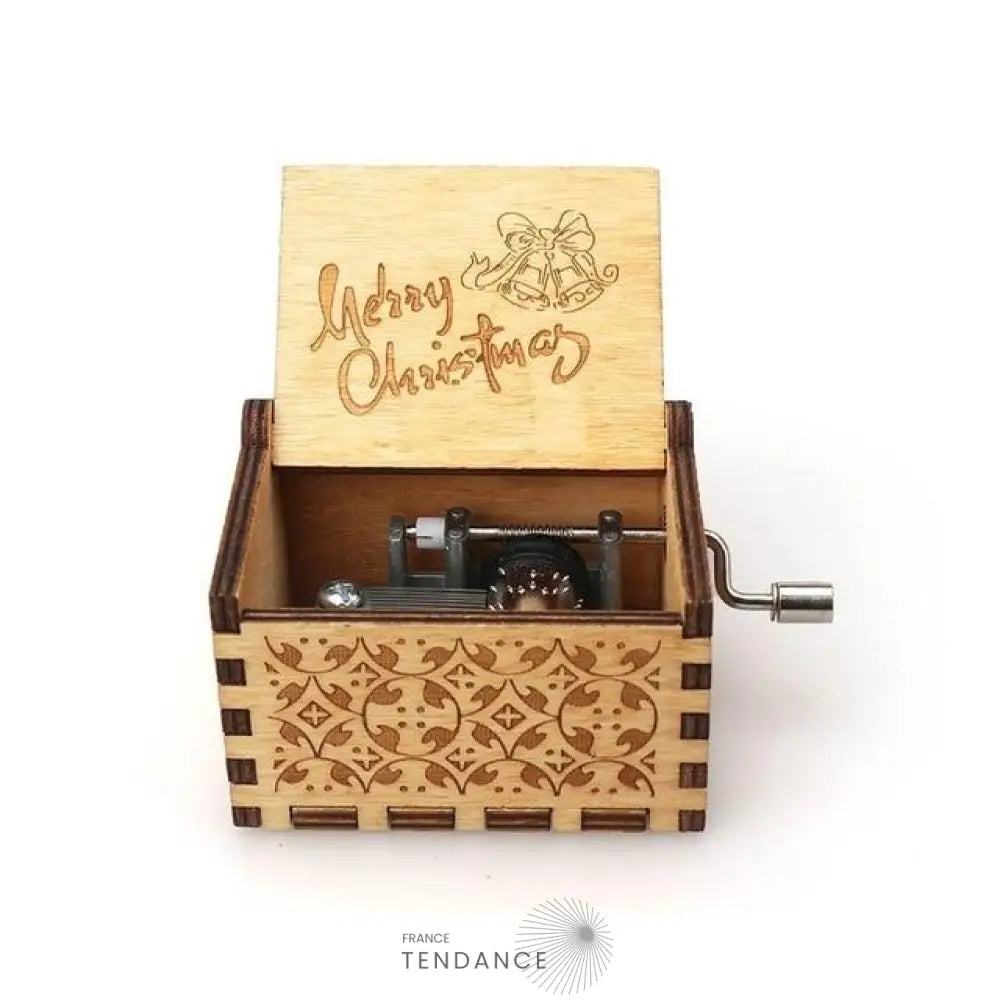Coffre à Musique En Bois Naturel | France-Tendance