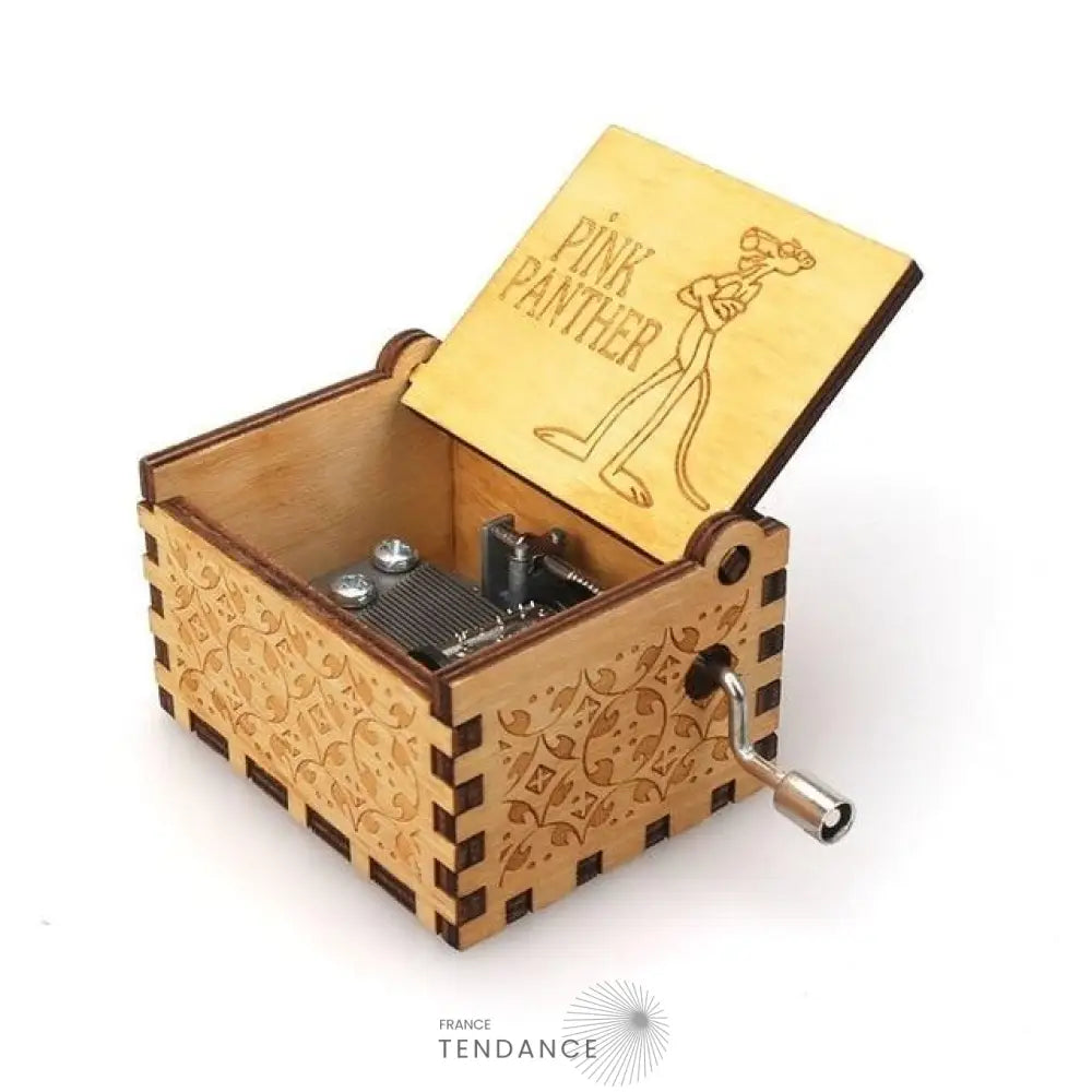 Coffre à Musique En Bois Naturel | France-Tendance