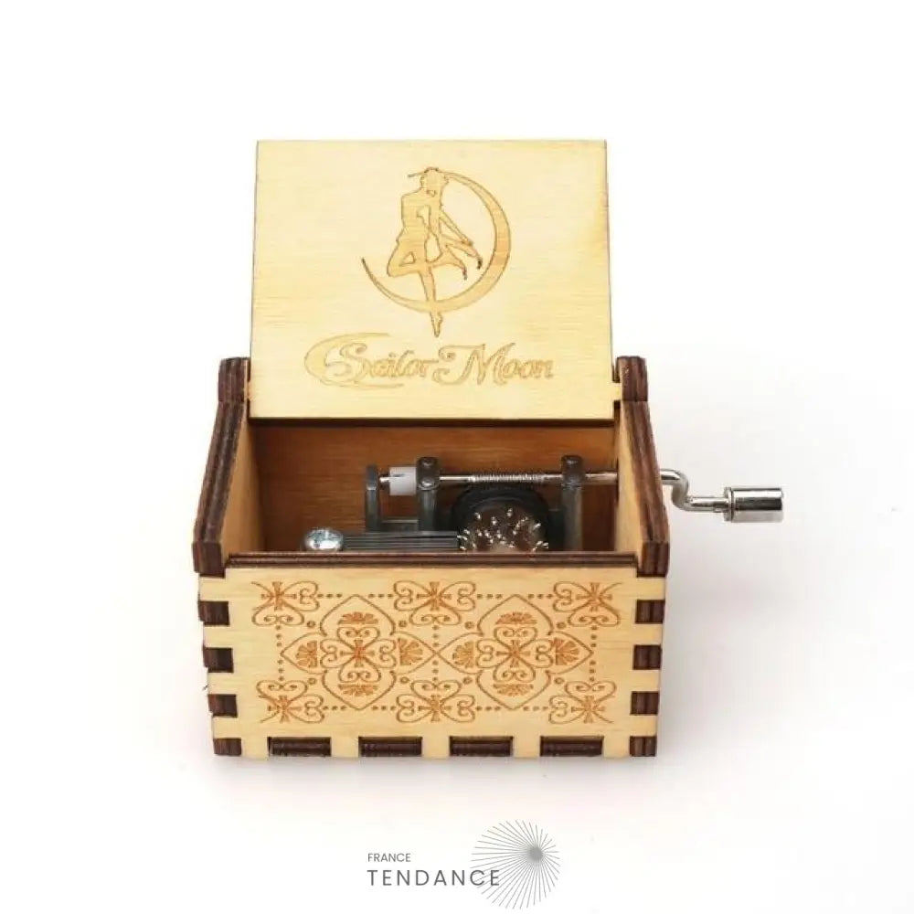 Coffre à Musique En Bois Naturel | France-Tendance