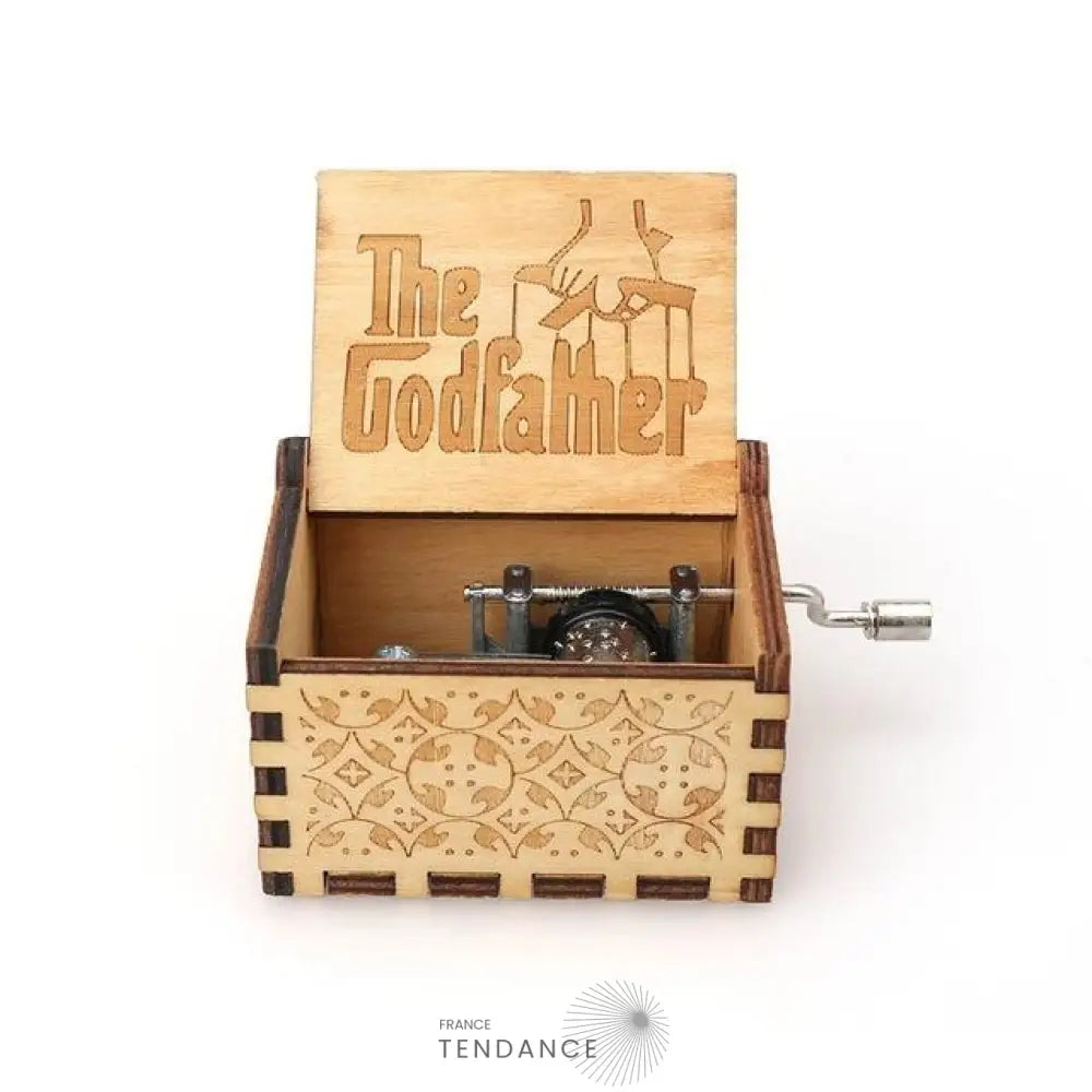 Coffre à Musique En Bois Naturel | France-Tendance
