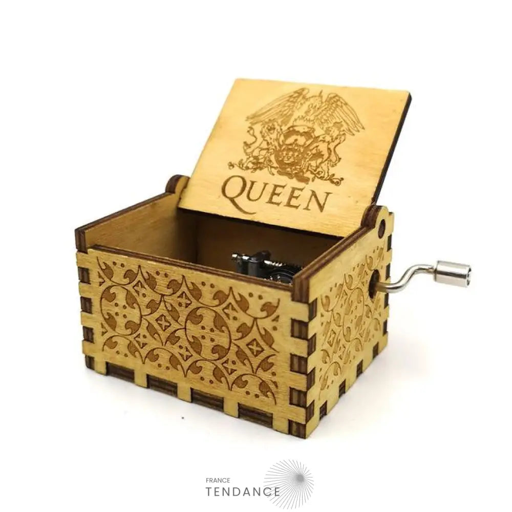 Coffre à Musique En Bois Naturel | France-Tendance