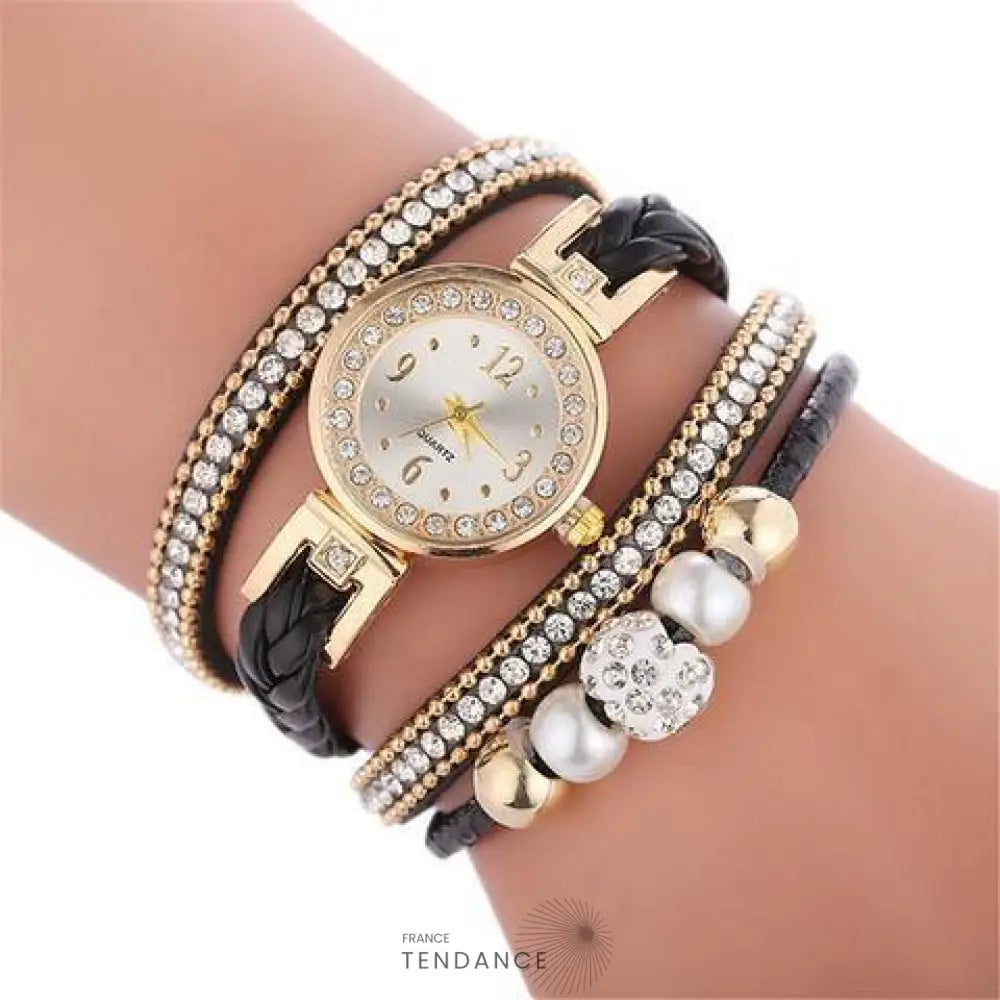 Montre Quartz + Bracelets (lot De 4) | France-Tendance