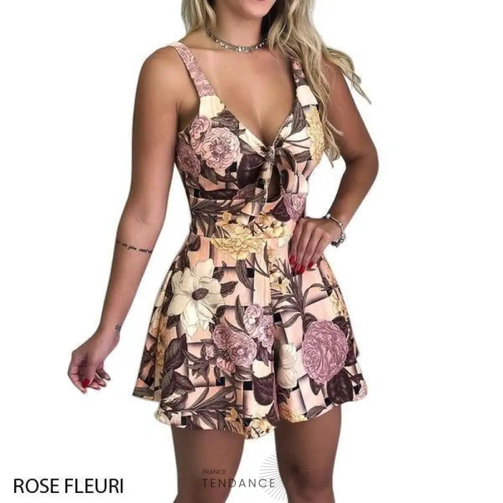 Combishort Imprimé à Lacets | France-Tendance