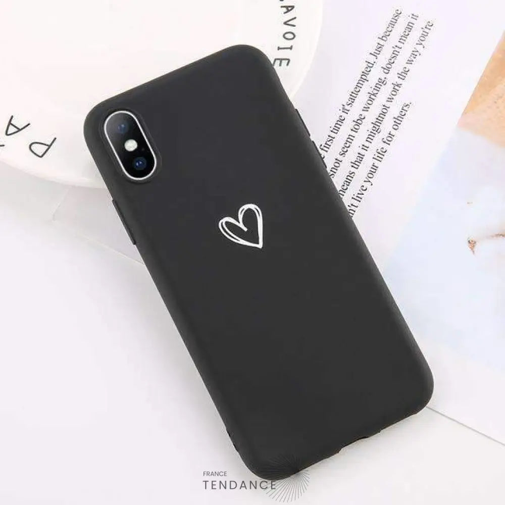Coque Black Heart | France-Tendance