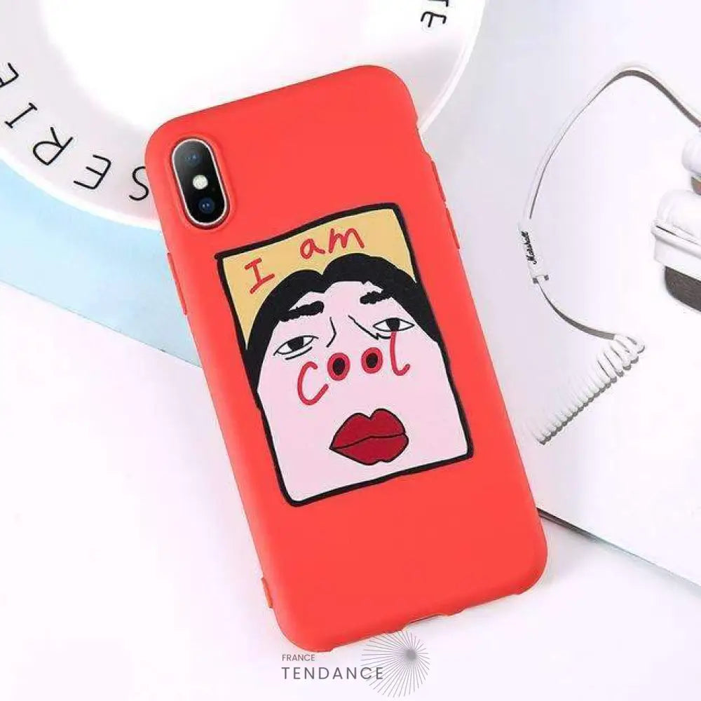 Coque Red Cool | France-Tendance