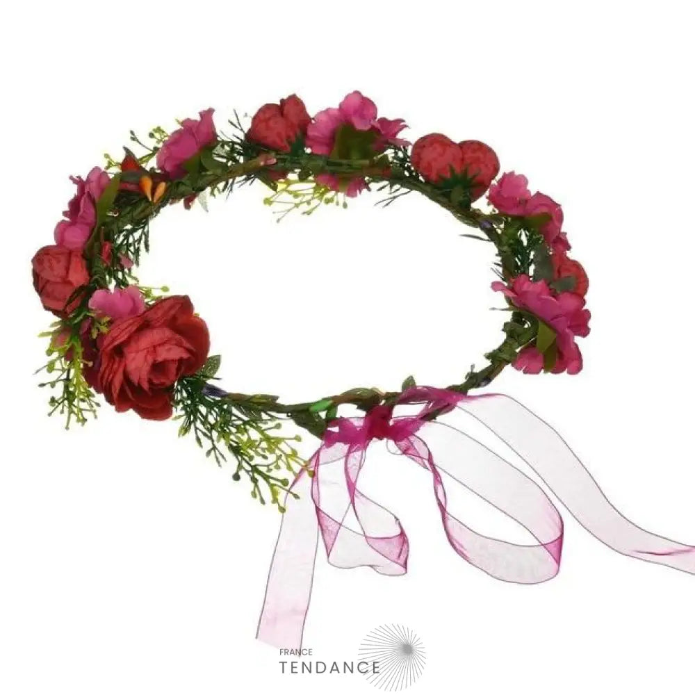 Couronne De Fleurs Cheveux | France-Tendance