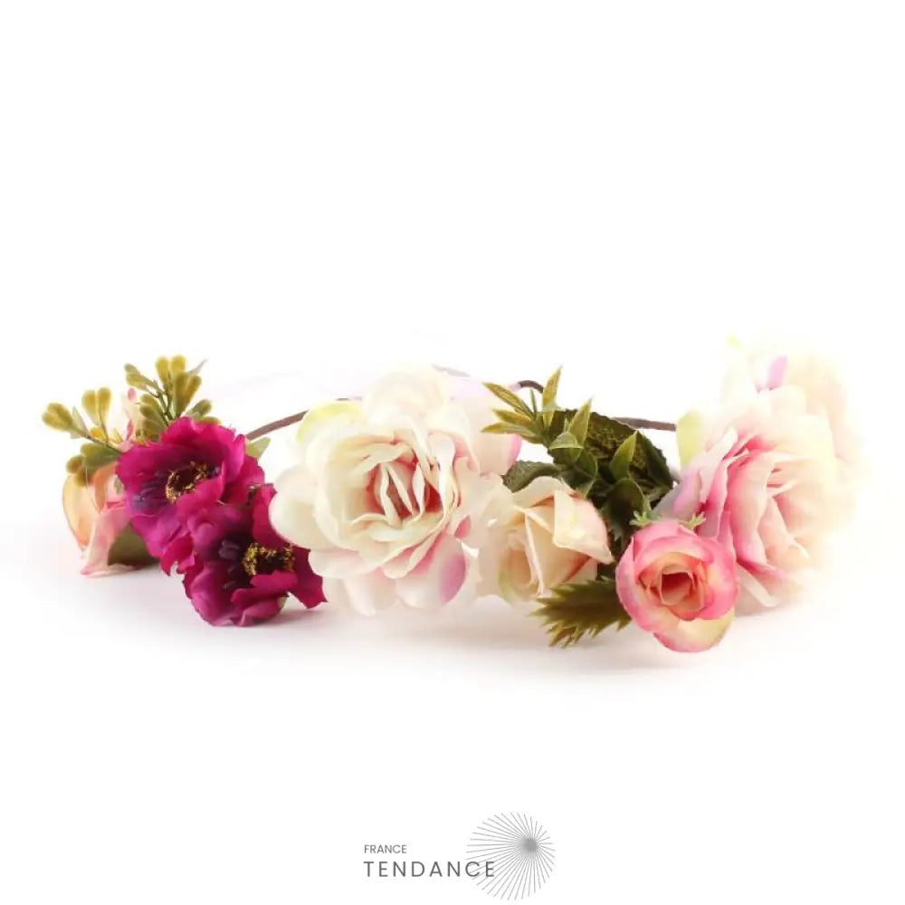 Couronne De Fleurs Cheveux | France-Tendance