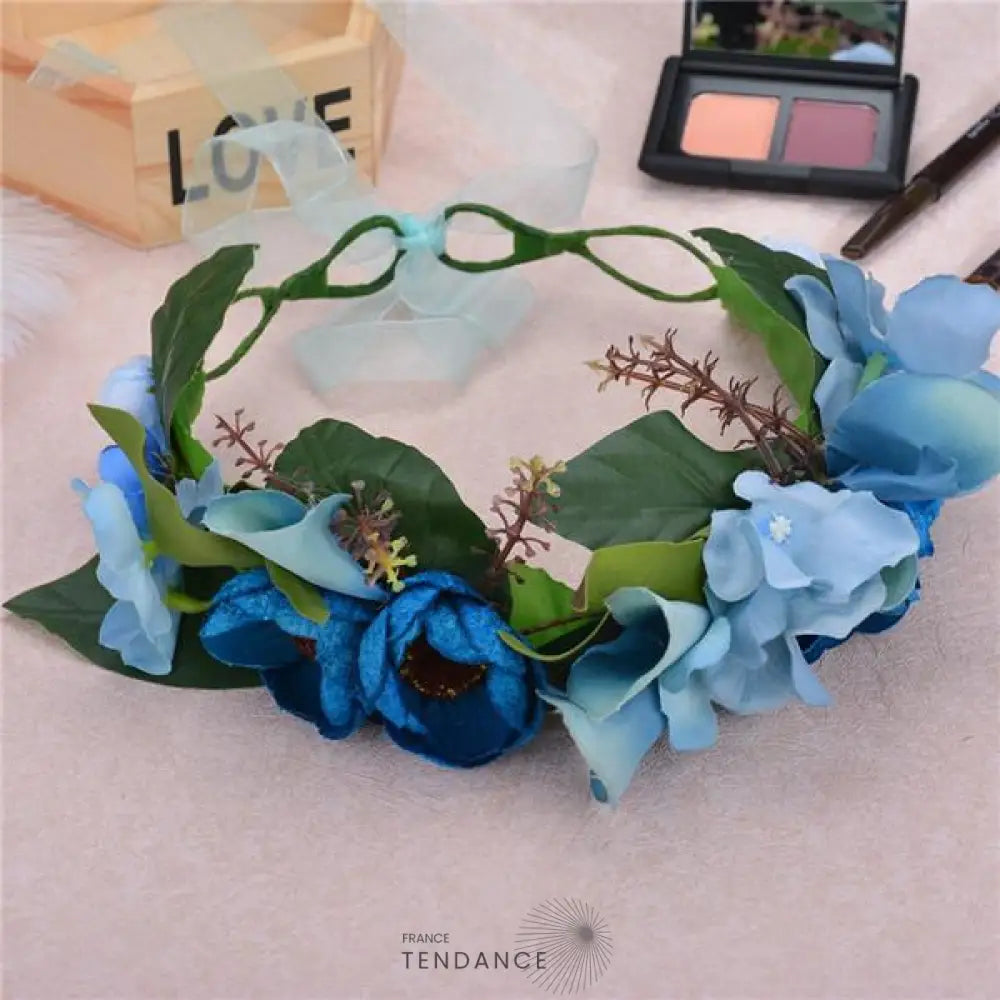 Couronne De Fleurs Pour Cheveux Mariage | France-Tendance