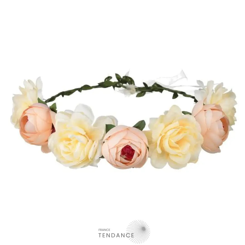 Couronne De Fleurs Séchées Mariage | France-Tendance