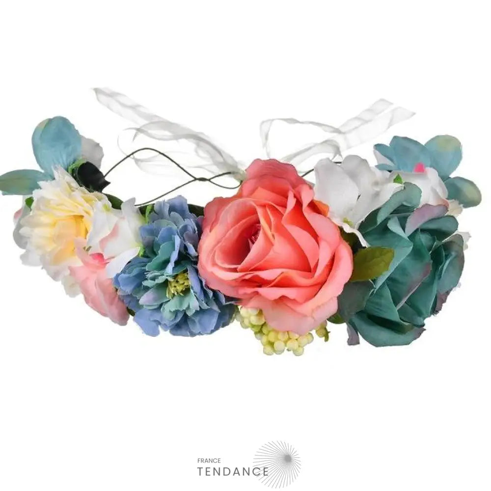 Couronne De Fleurs Sur Cheveux Courts | France-Tendance