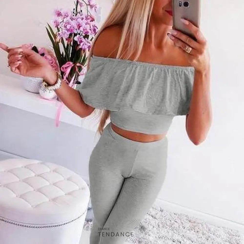 Ensemble Décontracté à Volants | France-Tendance