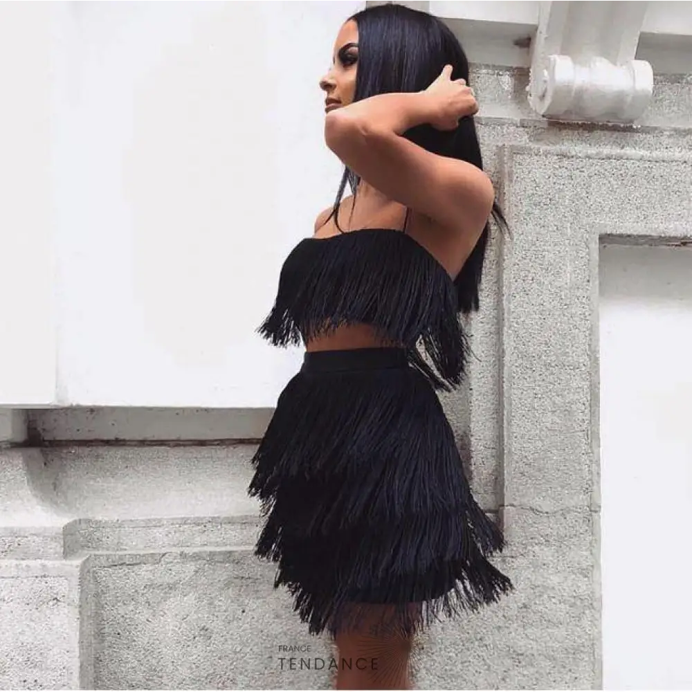 Ensemble Sofia 2 Pièces à Franges | France-Tendance