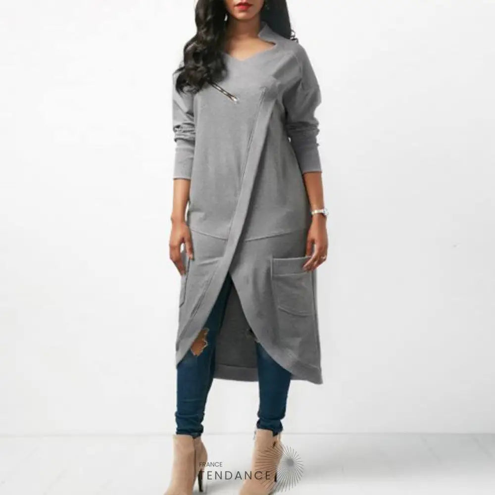 Gilet Long Déstructuré | France-Tendance