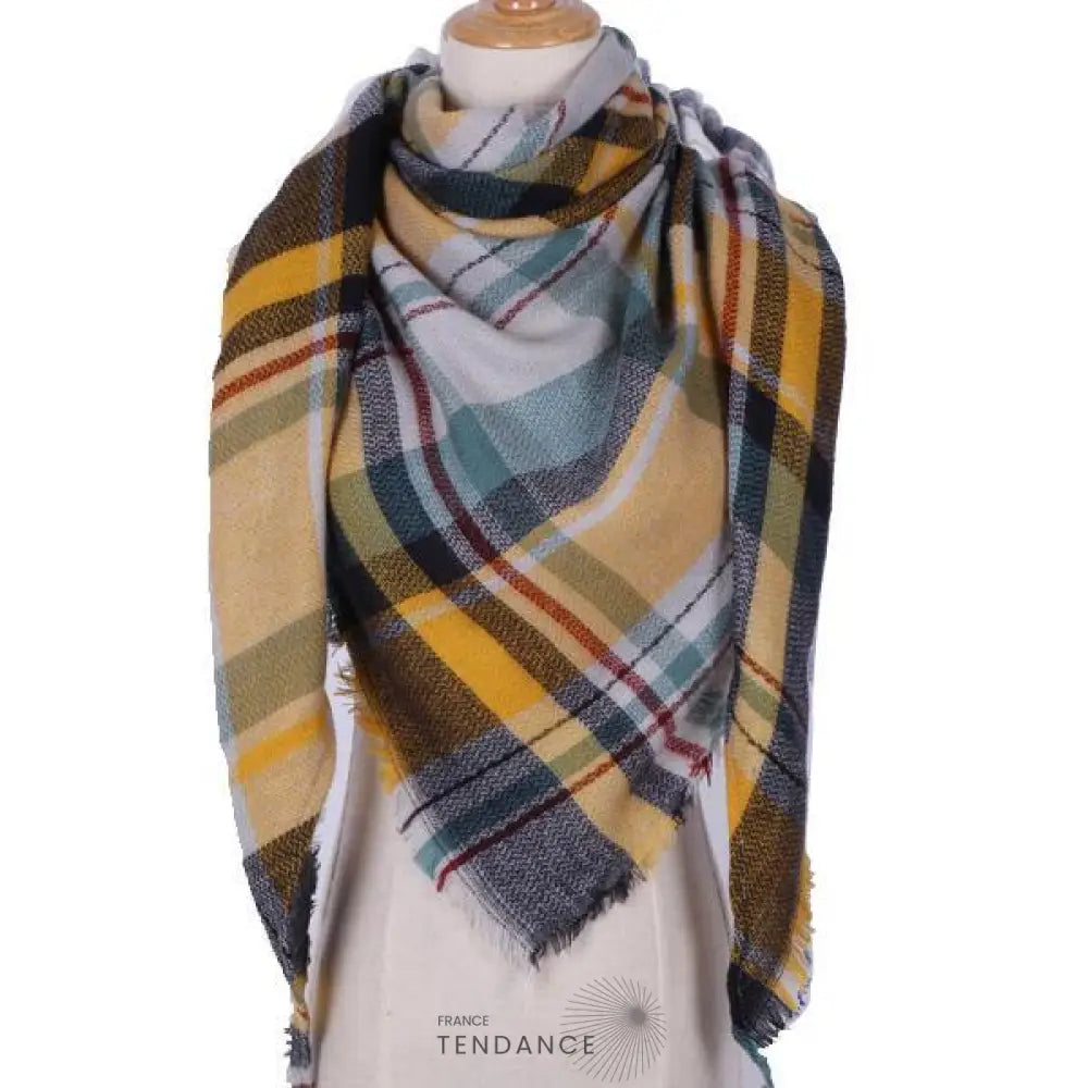 Grande écharpe Jacary à Motifs | France-Tendance