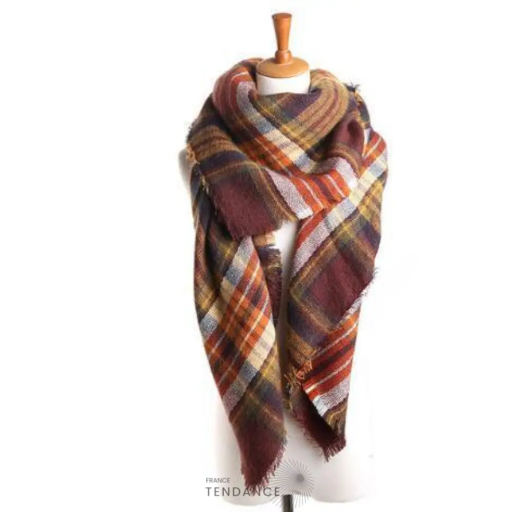 Grande écharpe Jacary à Motifs | France-Tendance