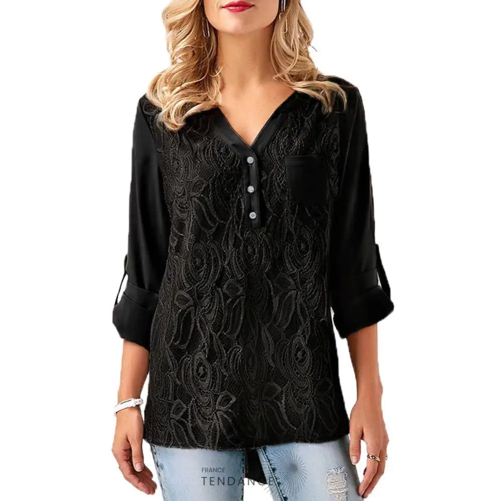 Haut à Motifs & Dos Original | France-Tendance