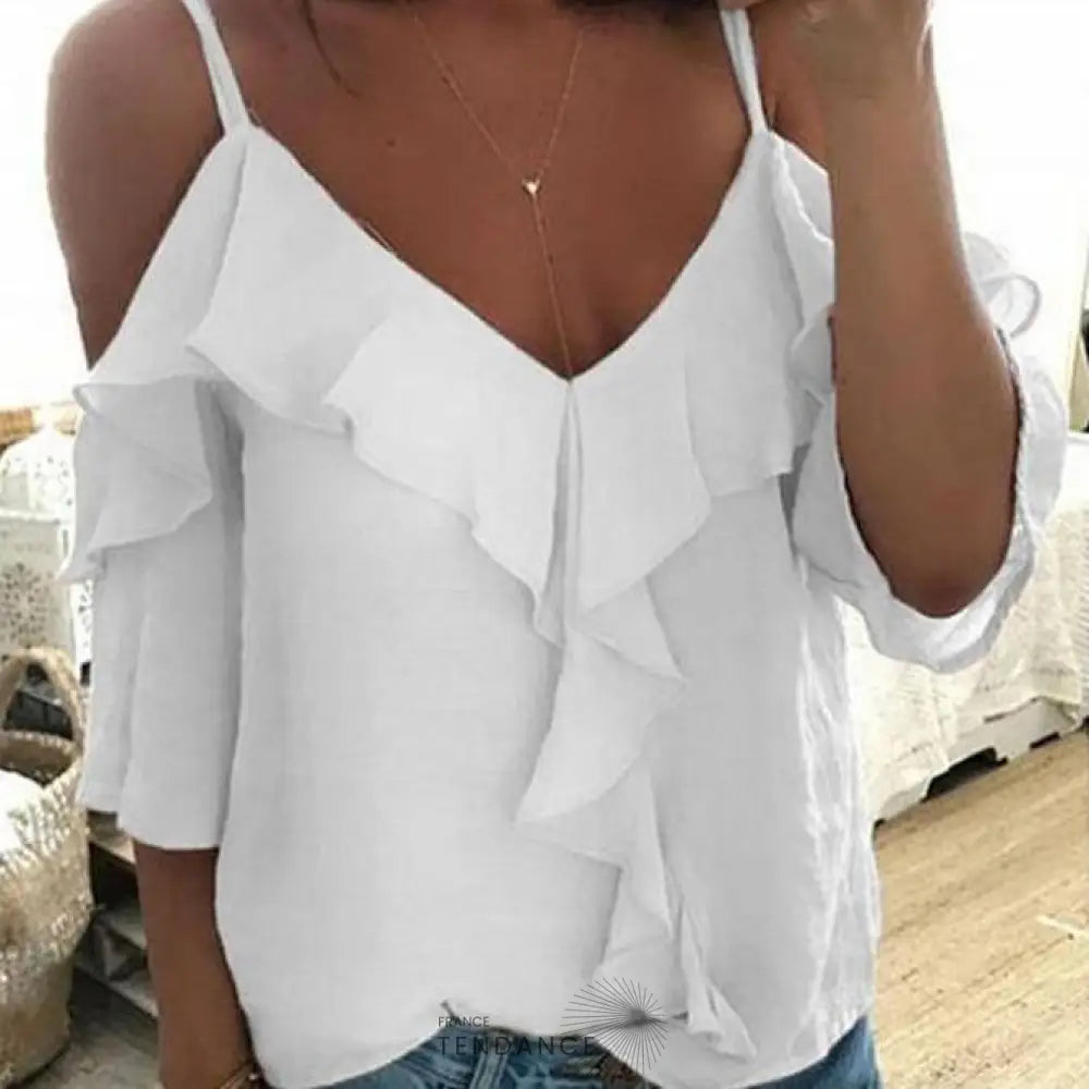 Haut Léger à Volants | France-Tendance