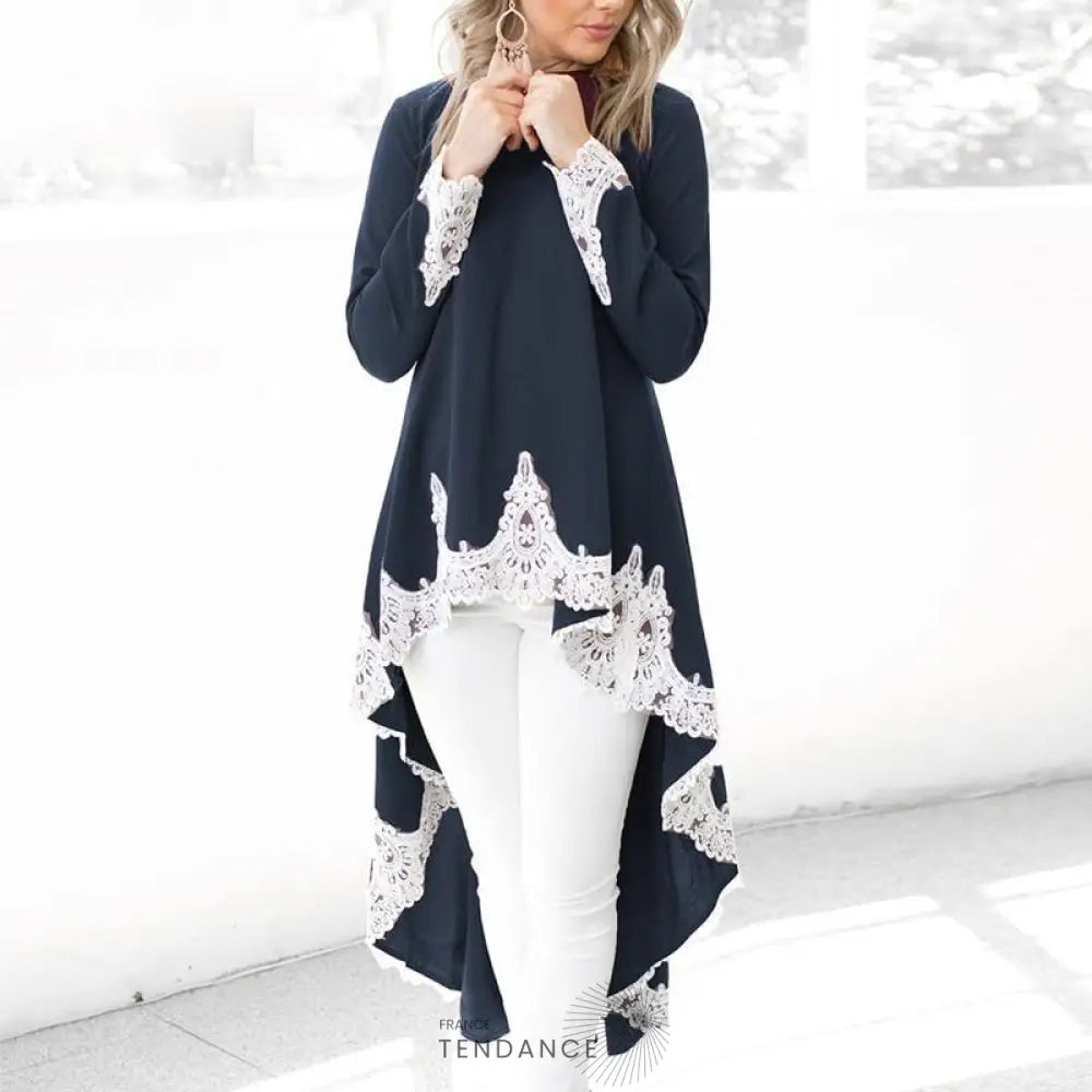 Haut Long En Dentelle | France-Tendance