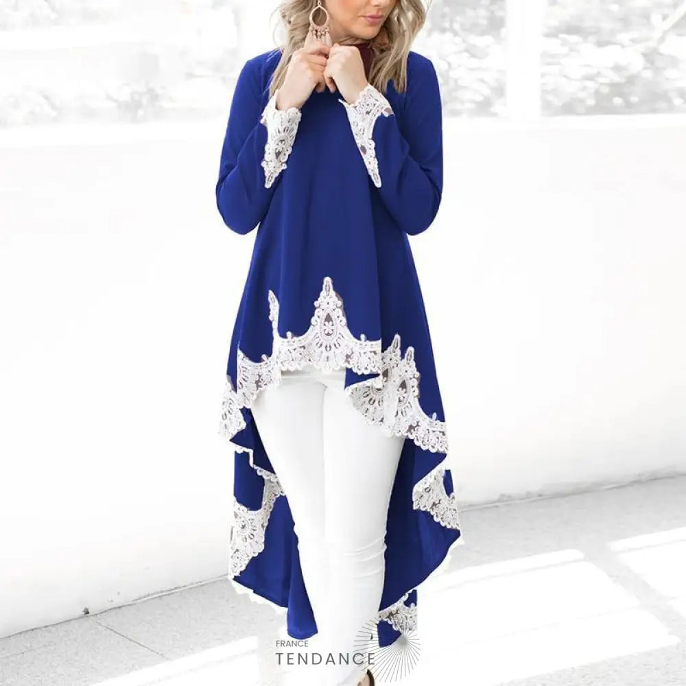 Haut Long En Dentelle | France-Tendance