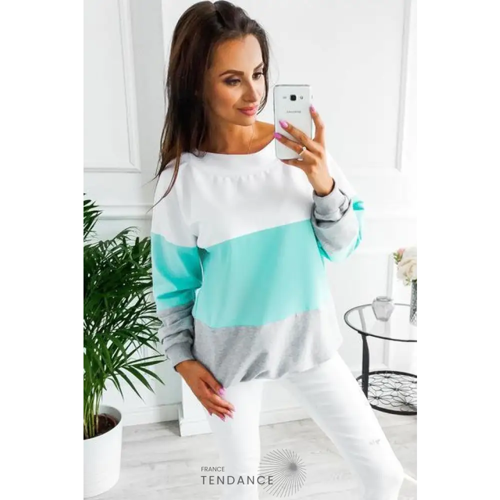 Haut Tricolore Dos à Lacets | France-Tendance