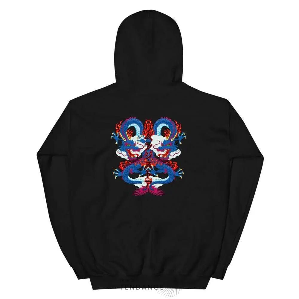 Hoodie Dragon Noir | France-Tendance