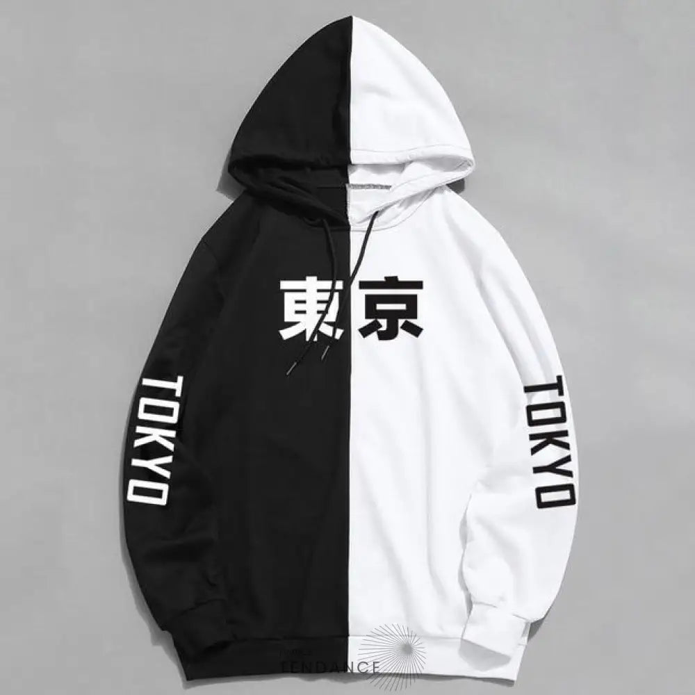 Hoodie tokyo B&w™ | France-Tendance