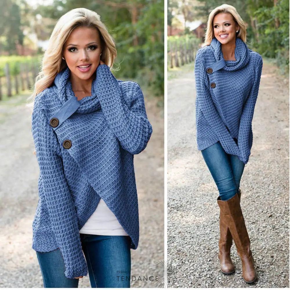 Joli Chandail à Boutons | France-Tendance