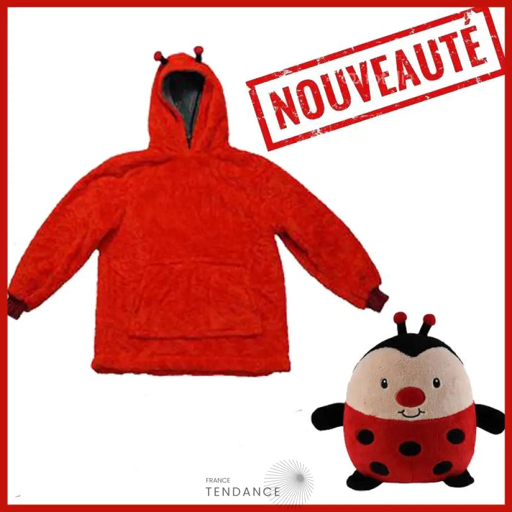 Kidoo™ | Peluche Maxiplaid 2en1 | France-Tendance