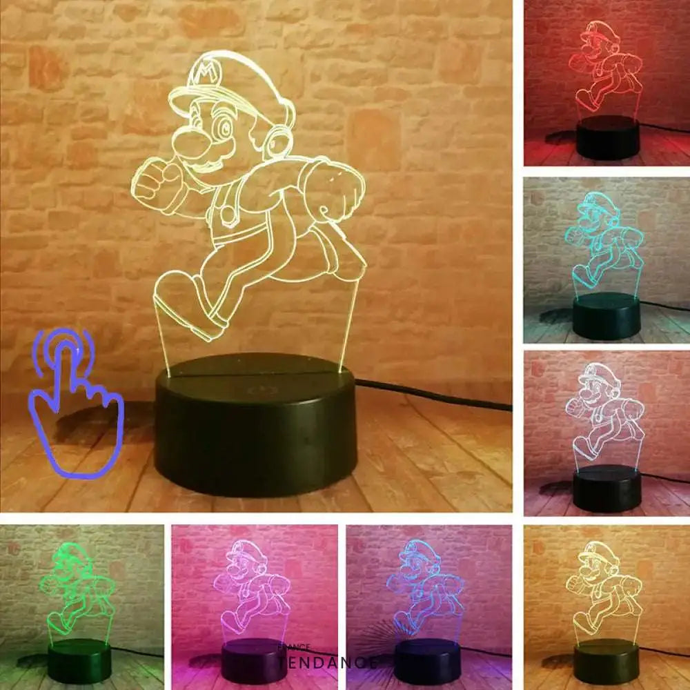 Lampe 3d Mario / Kart | France-Tendance