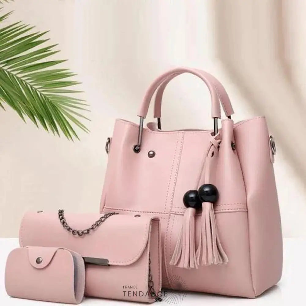 Lot De 3 Pièces Sac & Pochettes | France-Tendance