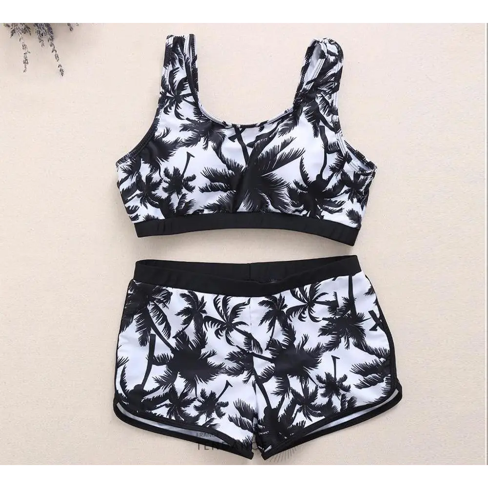Maillot De Bain à Motifs Palmiers | France-Tendance