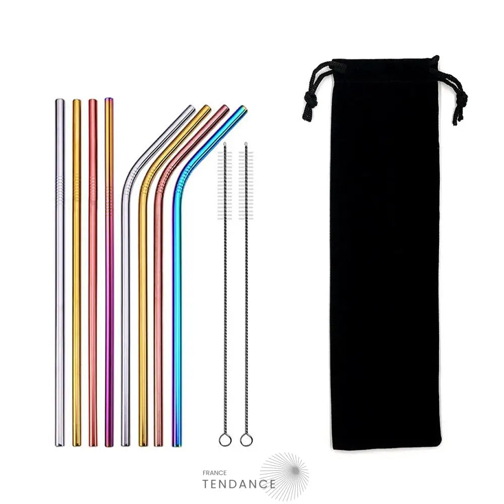 Pailles En Acier Inoxydable | France-Tendance