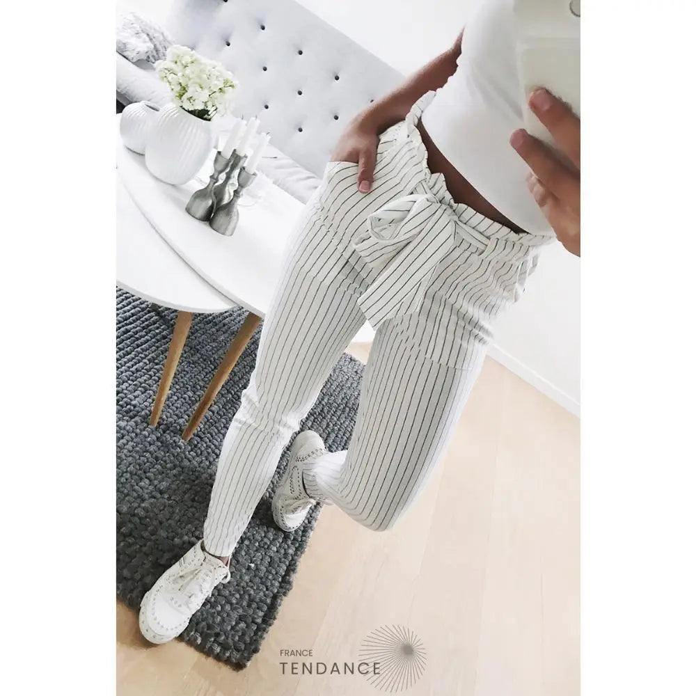 Pantalon Tendance Avec Cordon | France-Tendance