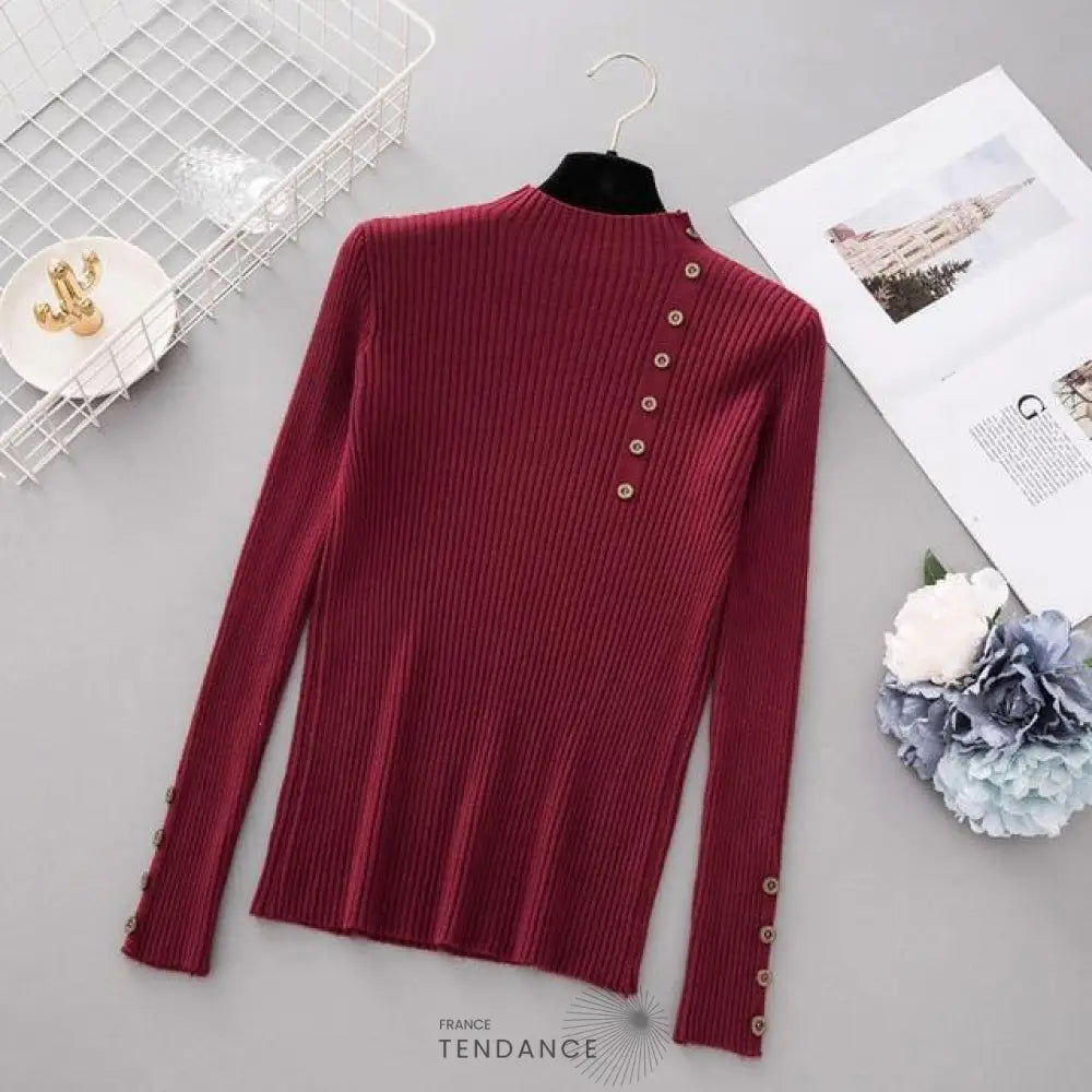 Petit Pull à Boutons | France-Tendance