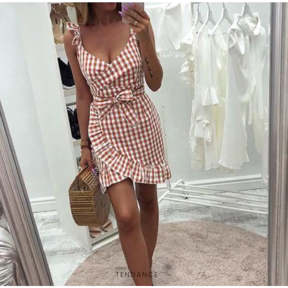 Petite Robe à Carreaux | France-Tendance